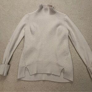 Elie Tahari Cream Cowl Neck Sweater